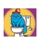 Cobalt Fluffy Wizard（個別スタンプ：3）
