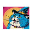 Cobalt Fluffy Wizard（個別スタンプ：7）