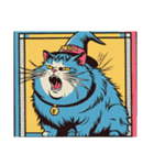 Cobalt Fluffy Wizard（個別スタンプ：19）