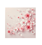 卒業おめでとう、花束と（個別スタンプ：4）