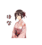 関西弁美少女スタンプ（個別スタンプ：3）