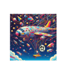 飛行機大好き少年2（個別スタンプ：2）