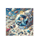 飛行機大好き少年2（個別スタンプ：3）