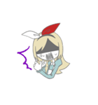 無口なアリスちゃん2（個別スタンプ：1）