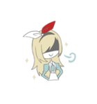 無口なアリスちゃん2（個別スタンプ：2）