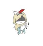 無口なアリスちゃん2（個別スタンプ：6）