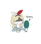 無口なアリスちゃん2（個別スタンプ：7）