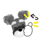 全肯定シュナウザー犬（個別スタンプ：4）