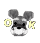 全肯定シュナウザー犬（個別スタンプ：18）