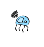 ゆるいキャラたち1 文字付き（個別スタンプ：12）