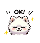ふわもこポメラニアンのきもち（個別スタンプ：3）