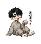 眼鏡男性_その①（個別スタンプ：33）