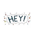 英語のシンプルな日常会話のスタンプです。（個別スタンプ：25）