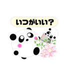 ころまるパンダのご挨拶2（個別スタンプ：13）