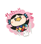アマビエちゃん(疫病退散)（個別スタンプ：21）