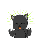 話したい黒猫（個別スタンプ：3）