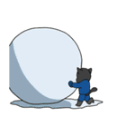 話したい黒猫（個別スタンプ：4）