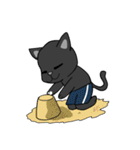 話したい黒猫（個別スタンプ：17）