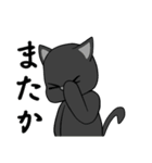 話したい黒猫（個別スタンプ：24）