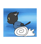 話したい黒猫（個別スタンプ：30）