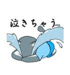 灰色の猫の沈思黙考（個別スタンプ：2）