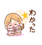 ☆元気で笑顔☆日常あいさつスタンプ（個別スタンプ：19）