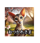 可愛い子猫×定番挨拶 使いやすさ◎（個別スタンプ：19）