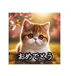 可愛い子猫×定番挨拶 使いやすさ◎（個別スタンプ：25）