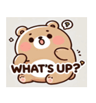 ブラブラのクマのスタンプ@SFW（個別スタンプ：22）