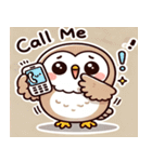 ブラブラのフクロウのスタンプ@SFW（個別スタンプ：12）