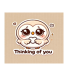 ブラブラのフクロウのスタンプ@SFW（個別スタンプ：13）