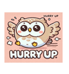ブラブラのフクロウのスタンプ@SFW（個別スタンプ：16）