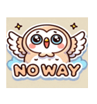 ブラブラのフクロウのスタンプ@SFW（個別スタンプ：22）