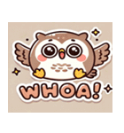 ブラブラのフクロウのスタンプ@SFW（個別スタンプ：23）