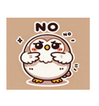 ブラブラのフクロウのスタンプ@SFW（個別スタンプ：24）