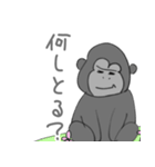 名古屋弁ゴリラ（個別スタンプ：1）