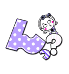 【デカ文字】基本の挨拶派手かわガール（個別スタンプ：33）