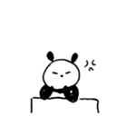 むひょうじょうパンダ（個別スタンプ：8）