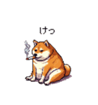 短文で伝える太っちょ柴犬（個別スタンプ：18）