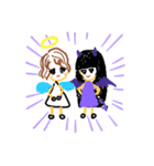 アクマと天使（個別スタンプ：1）