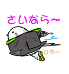 シマエナガのお坊さん（個別スタンプ：3）