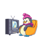 ペングのまったりタイム（個別スタンプ：16）