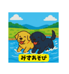 ゴールデンレトリバーのゆるかわスタンプ3（個別スタンプ：5）