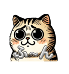 茶トラのオジ猫スタンプ（個別スタンプ：1）