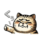 茶トラのオジ猫スタンプ（個別スタンプ：8）