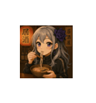 紫咲ルナ（個別スタンプ：10）