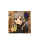 紫咲ルナ（個別スタンプ：16）