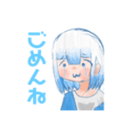 さめスタンプ3（個別スタンプ：18）