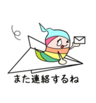 みんな使える★にじいろおばけ日常スタンプ（個別スタンプ：38）
