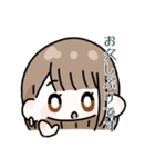 金色ピアスの敬語さん（個別スタンプ：1）
